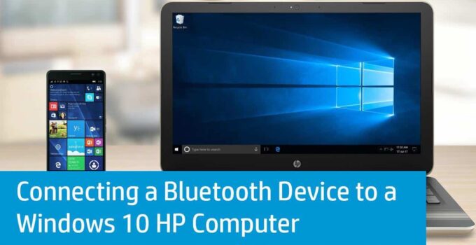 how to connect bluetooth headphones to hp laptop windows 10