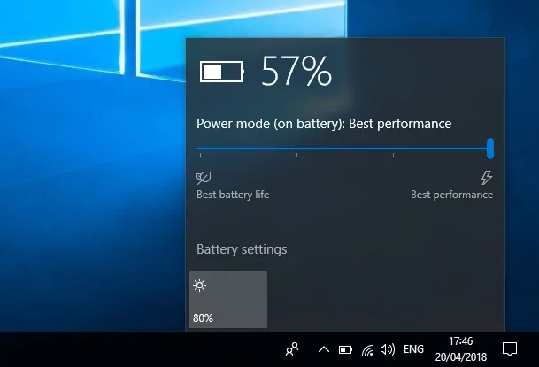 performance option on power mode