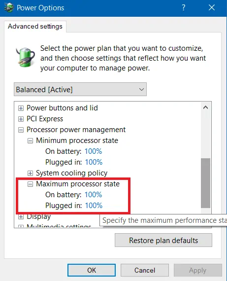 Processor Power Management