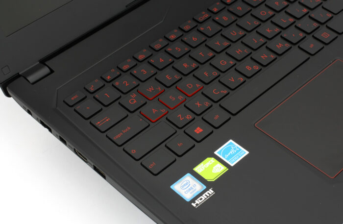 Asus gaming laptop keyboard