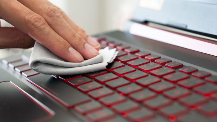 Disinfect Laptop Keyboard