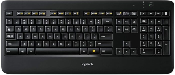 Logitech K800 Wireless Illuminated Keyboard