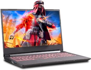 Sager NP7856 15.6 Inches Thin Bezel FHD IPS 144Hz Gaming Laptop