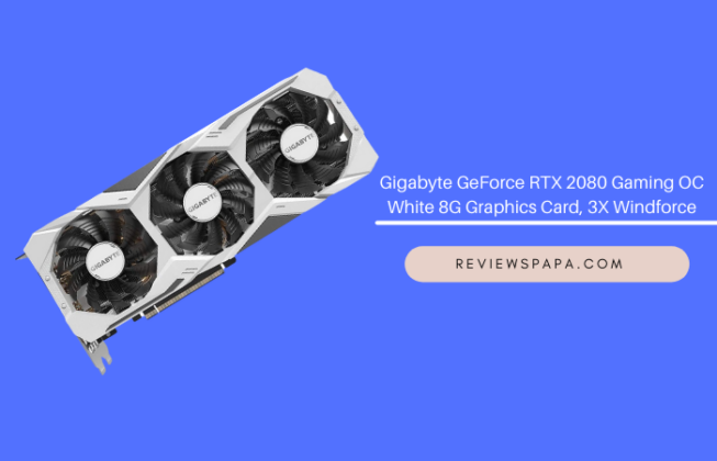 Gigabyte GeForce RTX 2080 Gaming OC White 8G Graphics Card, 3X Windforce