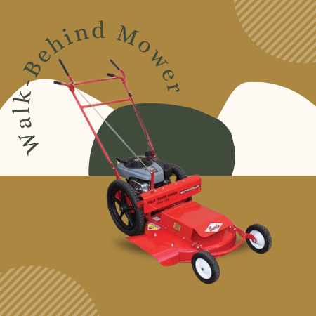 Sarlo Self-Propelled High Wheel Push Lawn Mower 